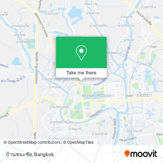 บ้านชนะชัย map