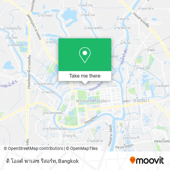 ดิ โอลด์ พาเลซ รีสอร์ท map