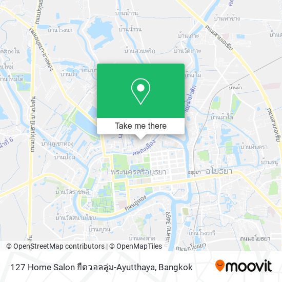 127 Home Salon ยืดวอลลุ่ม-Ayutthaya map