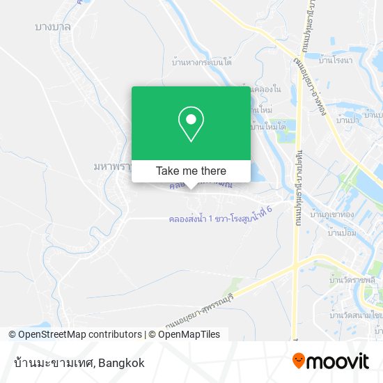 บ้านมะขามเทศ map