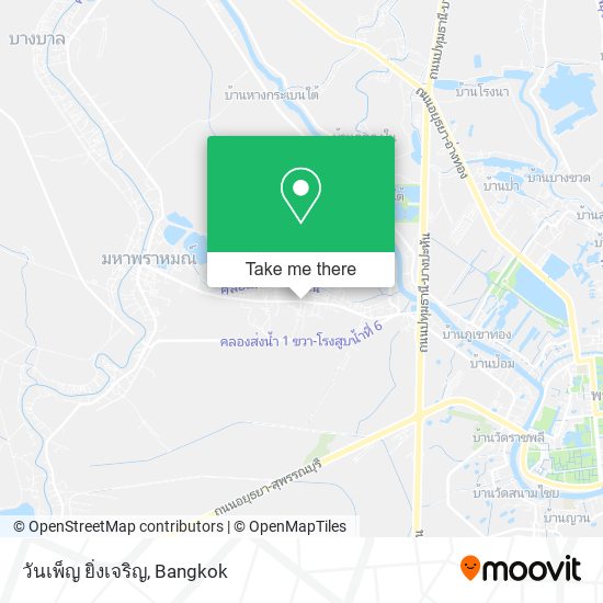 วันเพ็ญ ยิ่งเจริญ map