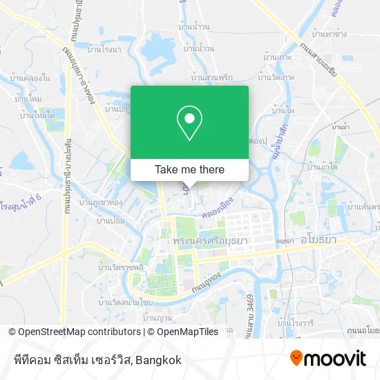 พีทีคอม ซิสเท็ม เซอร์วิส map