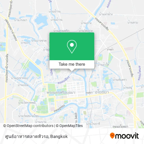 ศูนย์อาหารตลาดหัวรอ map