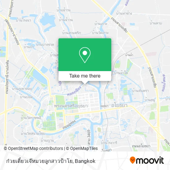 ก๋วยเตี๋ยวเจ๊หมวยลูกสาวป้าโย map