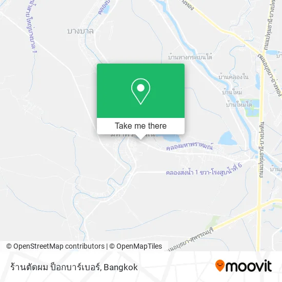 ร้านตัดผม ป็อกบาร์เบอร์ map
