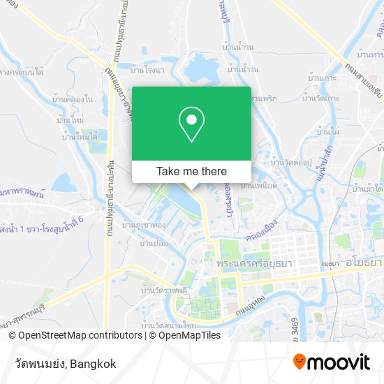 วัดพนมย่ง map