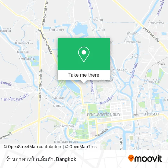 ร้านอาหารบ้านส้มตํา map