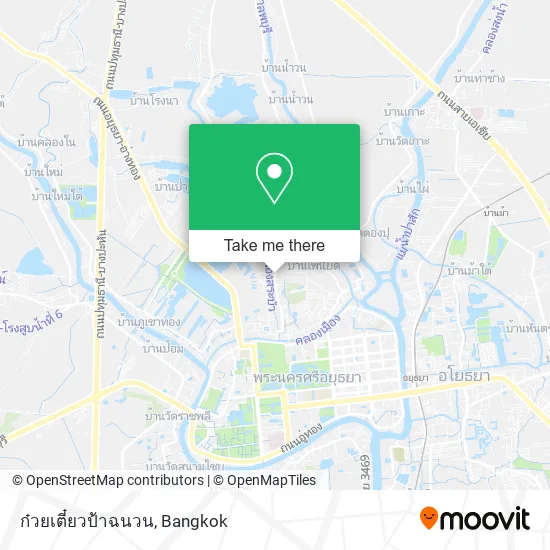 ก๋วยเตี๋ยวป้าฉนวน map