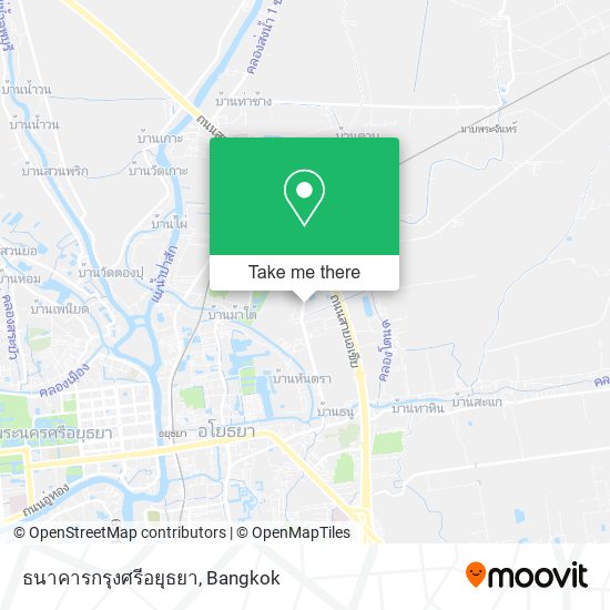 ธนาคารกรุงศรีอยุธยา map