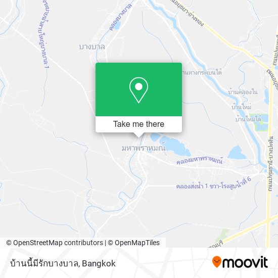 บ้านนี้มีรักบางบาล map