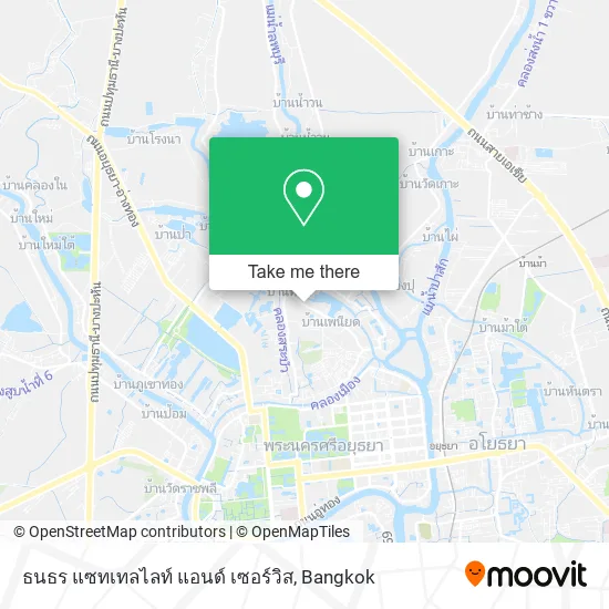 ธนธร แซทเทลไลท์ แอนด์ เซอร์วิส map