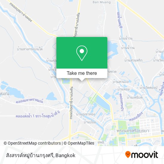 สังสรรค์หมู่บ้านกรุงศรี map