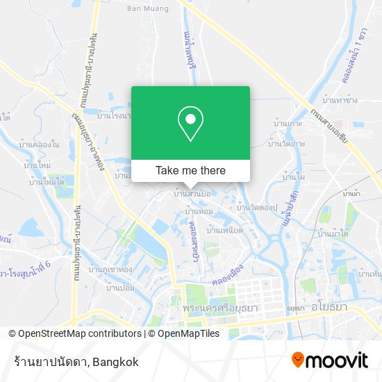 ร้านยาปนัดดา map