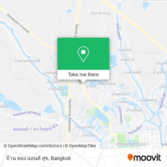 บ้าน ทอง แอนด์ สุข map