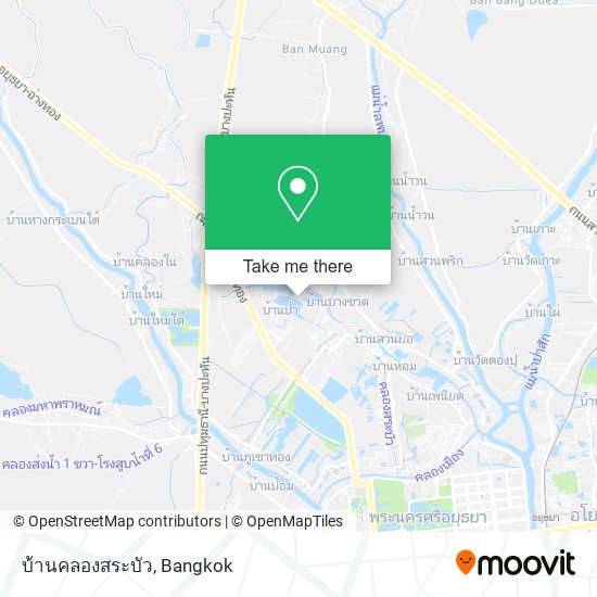 บ้านคลองสระบัว map