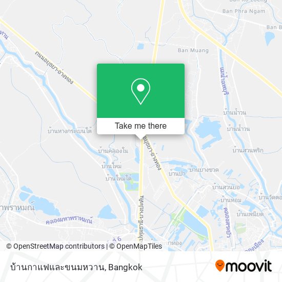 บ้านกาแฟและขนมหวาน map