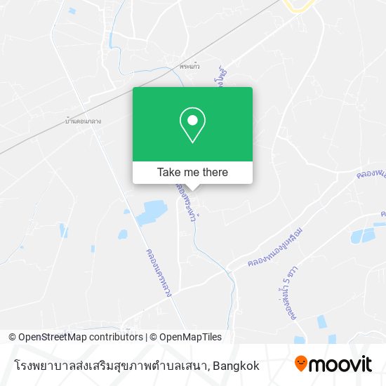 โรงพยาบาลส่งเสริมสุขภาพตําบลเสนา map