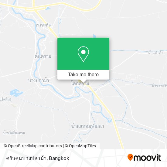 ครัวคนบางปลาม้า map