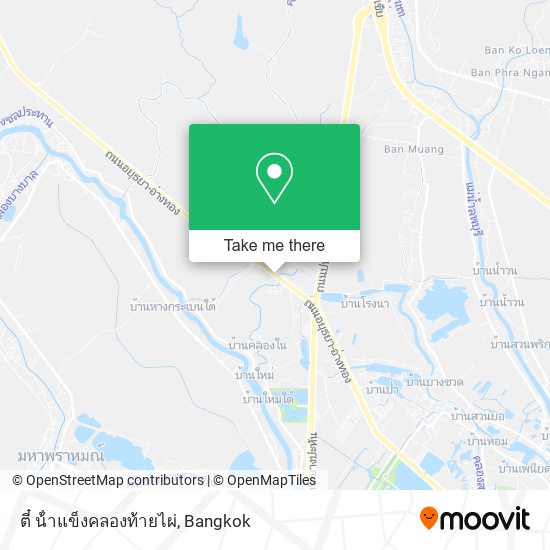 ตี๋ น้ําแข็งคลองท้ายไผ่ map