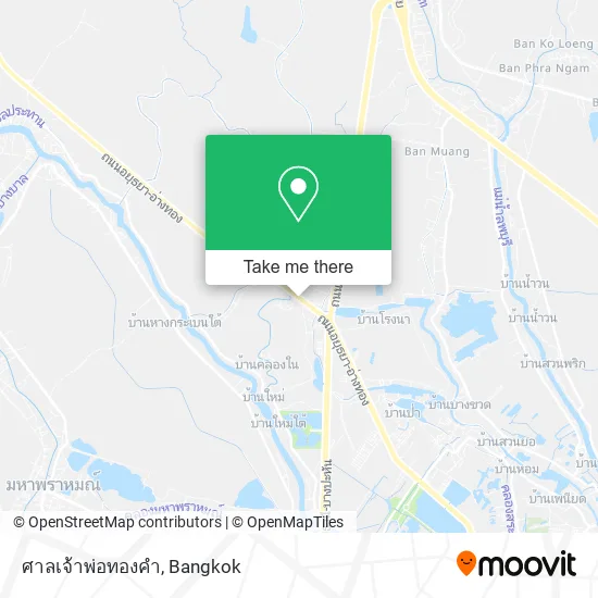 ศาลเจ้าพ่อทองคํา map
