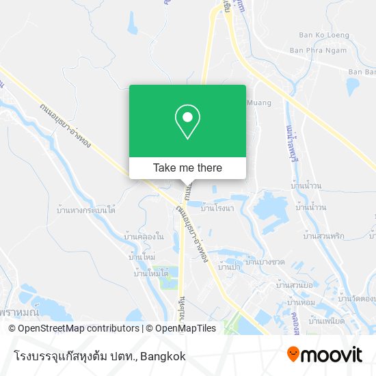 โรงบรรจุแก๊สหุงต้ม ปตท. map