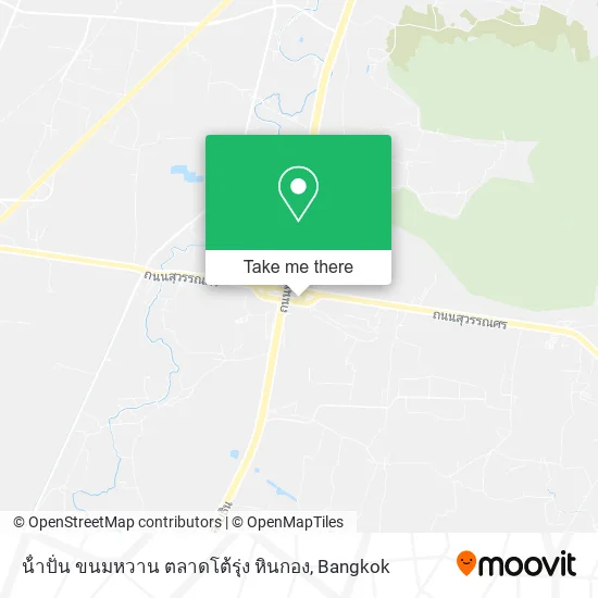 น้ําปั่น ขนมหวาน ตลาดโต้รุ่ง หินกอง map