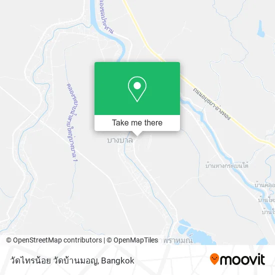 วัดไทรน้อย วัดบ้านมอญ map