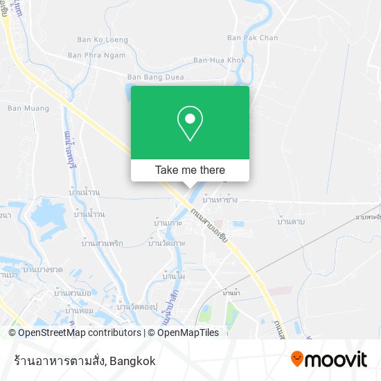 ร้านอาหารตามสั่ง map