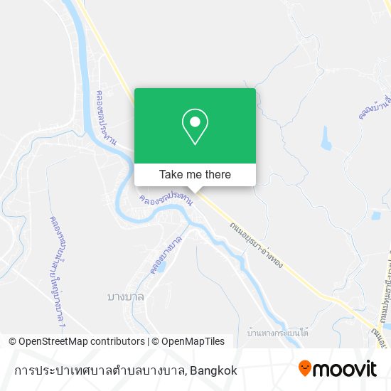 การประปาเทศบาลตําบลบางบาล map