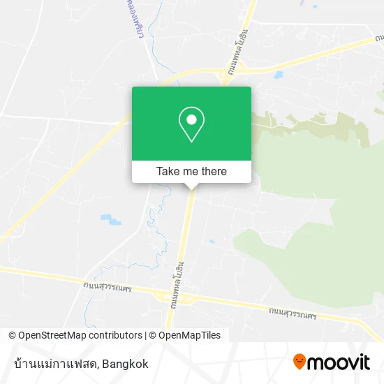บ้านแม่กาแฟสด map