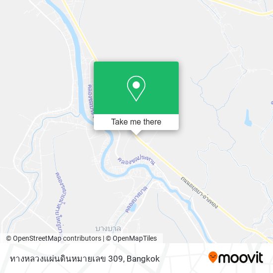 ทางหลวงแผ่นดินหมายเลข 309 map