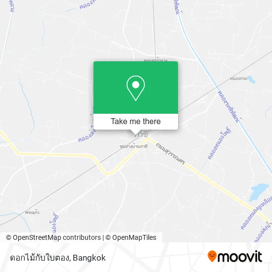 ดอกไม้กับใบตอง map