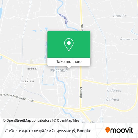 สํานักงานคุมประพฤติจังหวัดสุพรรณบุรี map