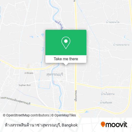 ห้างสรรพสินค้านาซ่าสุพรรณบุรี map