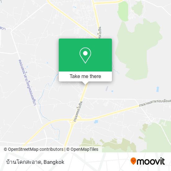 บ้านโคกสะอาด map
