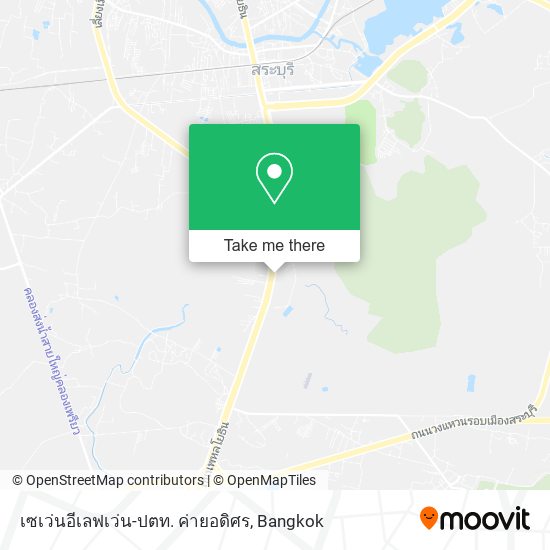 เซเว่นอีเลฟเว่น-ปตท. ค่ายอดิศร map