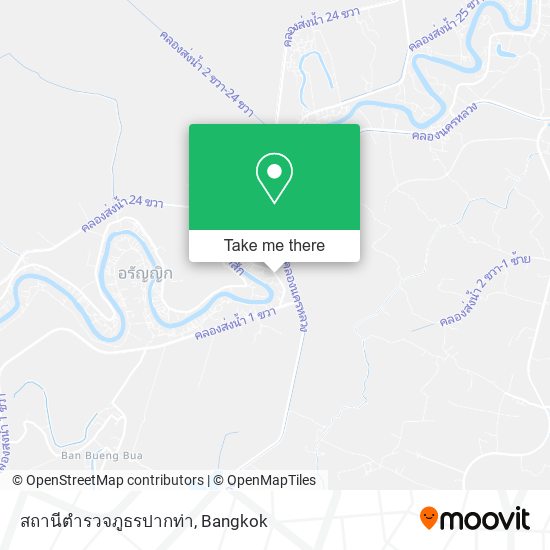 สถานีตํารวจภูธรปากท่า map