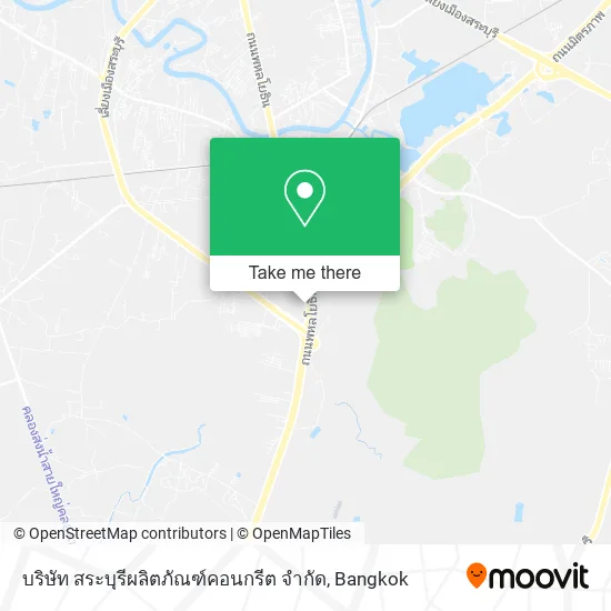 บริษัท สระบุรีผลิตภัณฑ์คอนกรีต จํากัด map