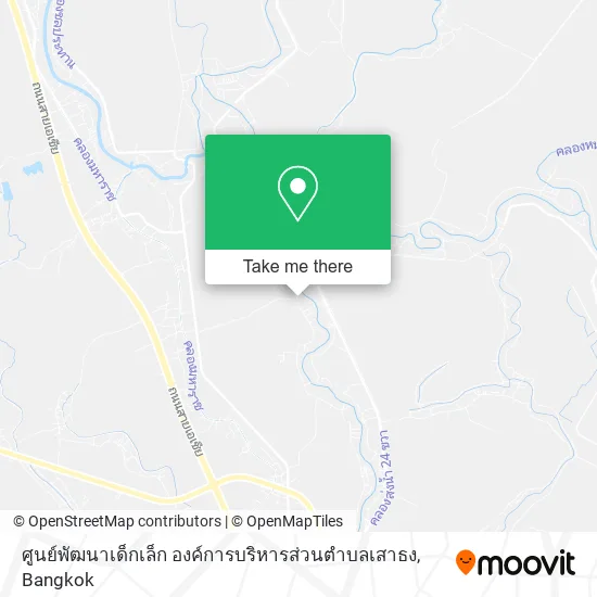 ศูนย์พัฒนาเด็กเล็ก องค์การบริหารส่วนตําบลเสาธง map