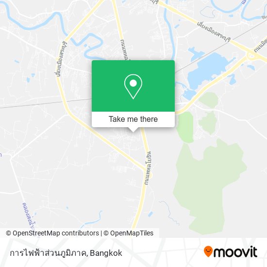 การไฟฟ้าส่วนภูมิภาค map