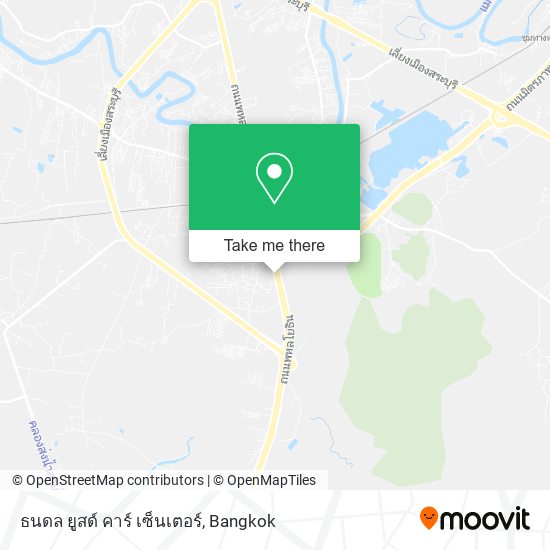 ธนดล ยูสด์ คาร์ เซ็นเตอร์ map