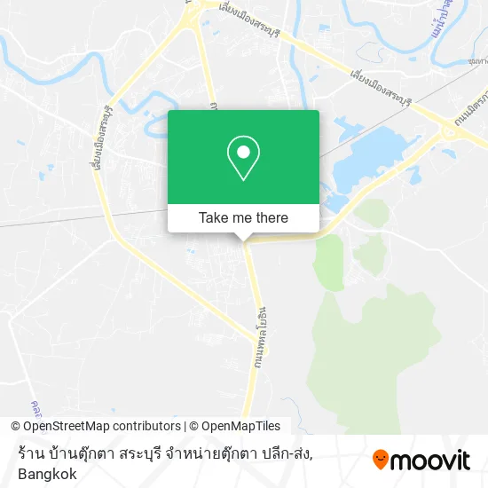 ร้าน บ้านตุ๊กตา สระบุรี จําหน่ายตุ๊กตา ปลีก-ส่ง map