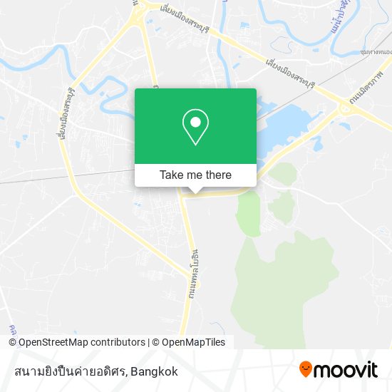สนามยิงปืนค่ายอดิศร map