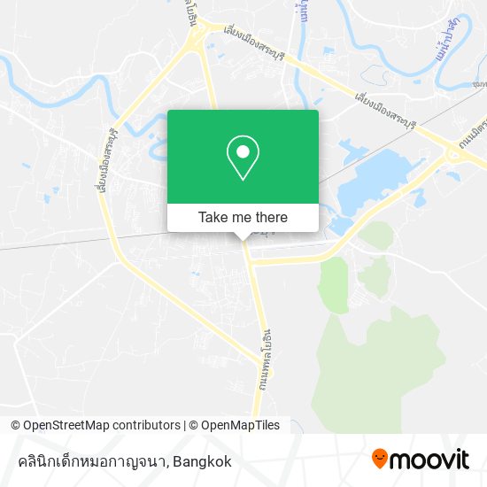 คลินิกเด็กหมอกาญจนา map
