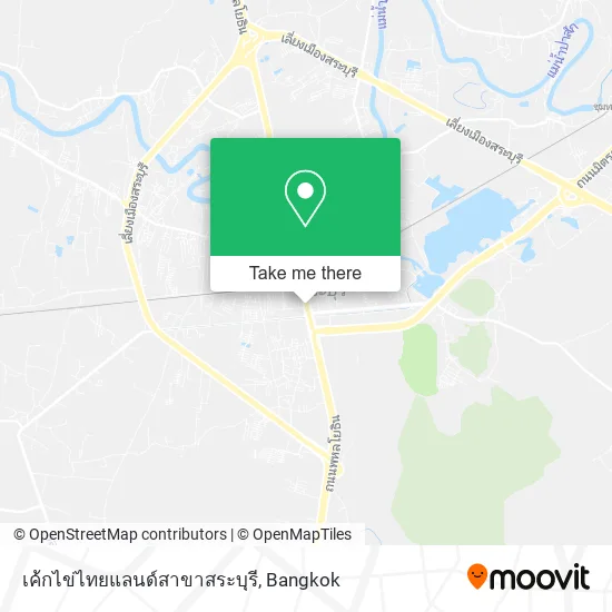 เค้กไข่ไทยแลนด์สาขาสระบุรี map