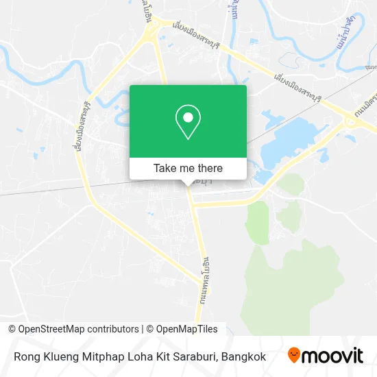 Rong Klueng Mitphap Loha Kit Saraburi map