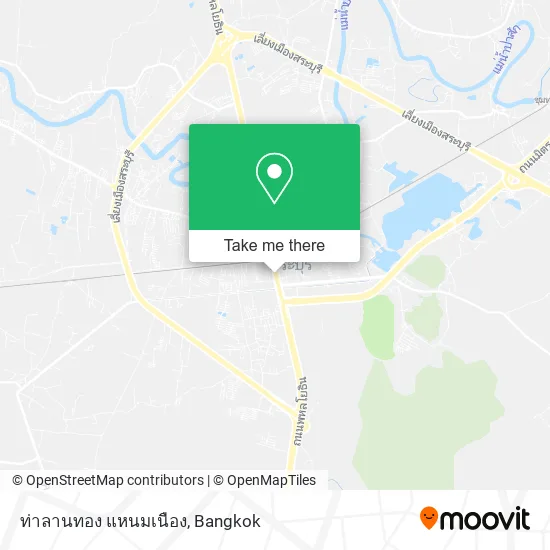 ท่าลานทอง แหนมเนือง map