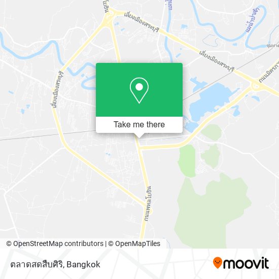 ตลาดสดสืบศิริ map
