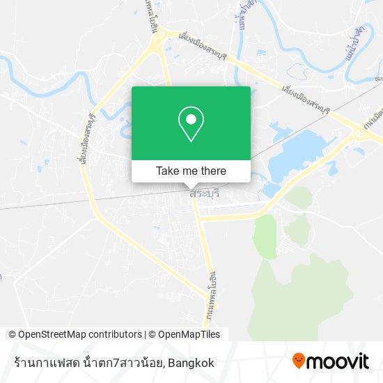 ร้านกาแฟสด น้ําตก7สาวน้อย map