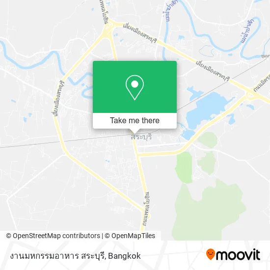 งานมหกรรมอาหาร สระบุรี map